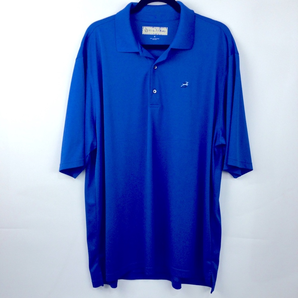 Donald Ross Men's Blue Polo Golf Shirt size‎ XL